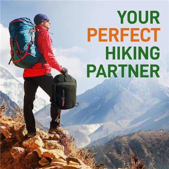 Camouflage Sleeping Bag - Sleeping Bag For Outdoor use - Weather Proof, Campact - Picture 6 of 6